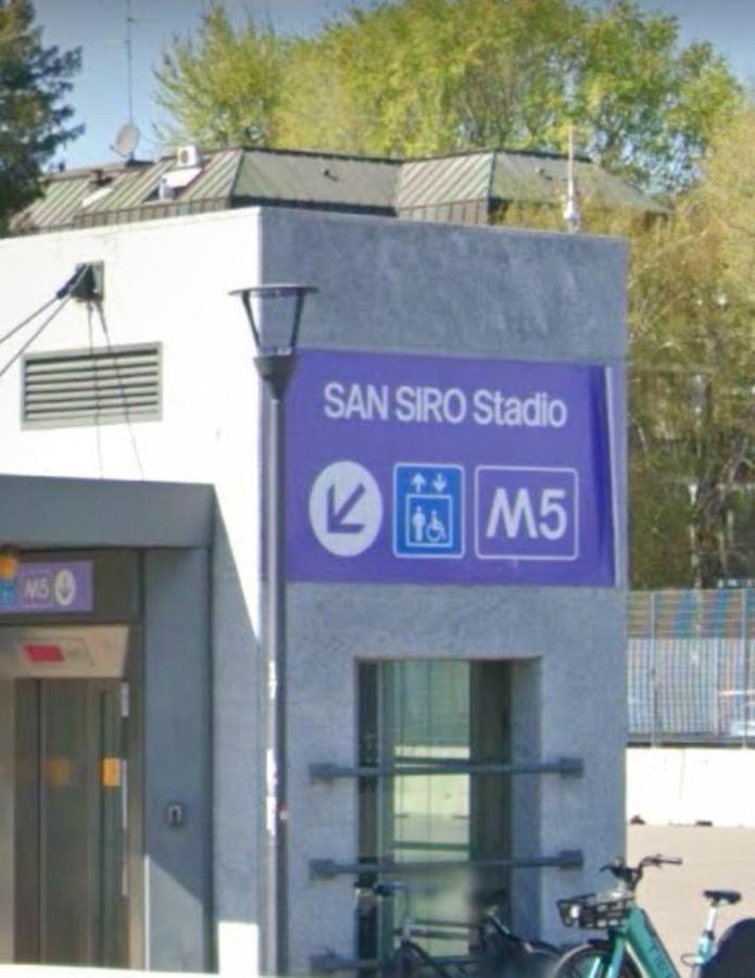 Camera Doppia A 700 Metri Dallo Stadio Cir 015146 밀라노 외부 사진
